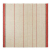 Eze Ivory & Red Tablecloth